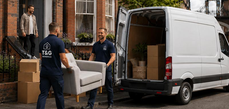 men-moving-chair-into-van